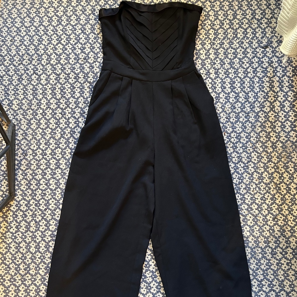 Greylin Solid Black Jumpsuit